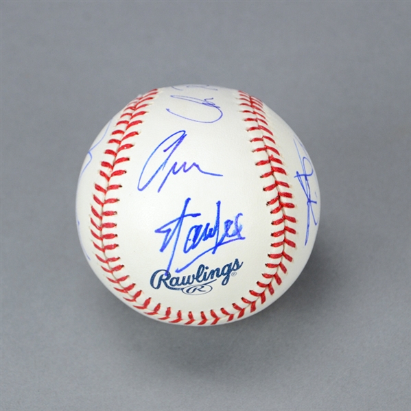 Chris Evans, Chris Hemsworth, Mark Ruffalo, Paul Rudd, Jeremy Renner, Clark Gregg, Cobie Smulders and Stan Lee Autographed Official MLB Baseball