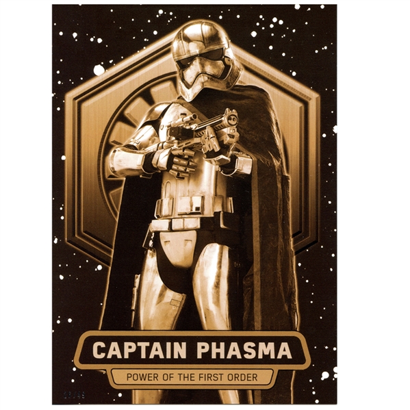 Star Wars Power of the First Order Captain Phasma Trading Card 