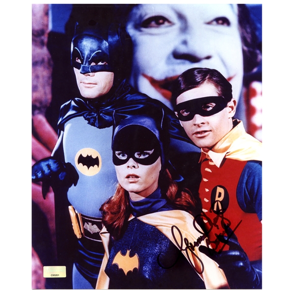 Yvonne Craig Autographed 1966 Batman Batgirl 8x10 Villains Photo