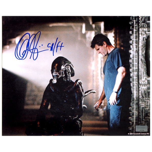 Alec Gillis Autographed 8×10 with Alien Photo