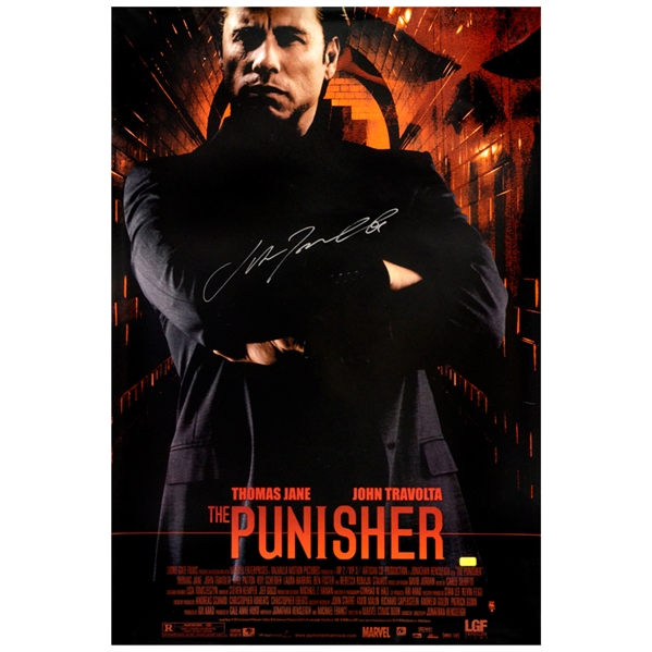 John Travolta Autographed The Punisher 27x40 Poster