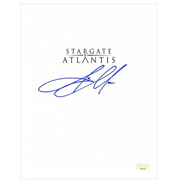 Jason Momoa Autographed Stargate Atlantis Script Cover
