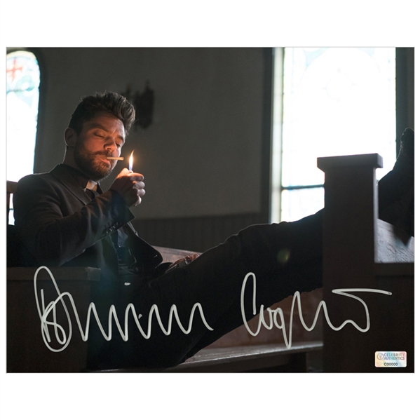 Dominic Cooper Autographed 8×10 Preacher Photo