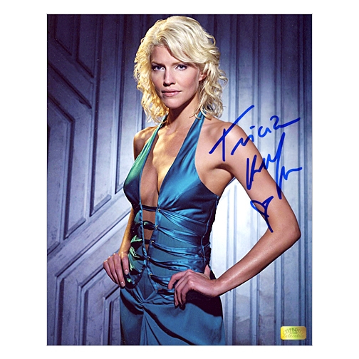 Tricia Helfer Autographed 8×10 Battlestar Galactica Cylon Gina Photo