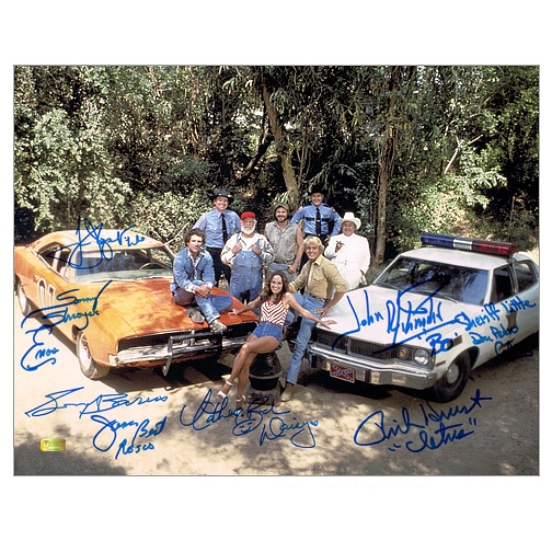 The Dukes of Hazzard Cast Autographed 11×14 Photo