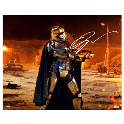 Gwendoline Christie Autographed Star Wars: The Force Awakens Attack On Tuanul 16×20 Photo