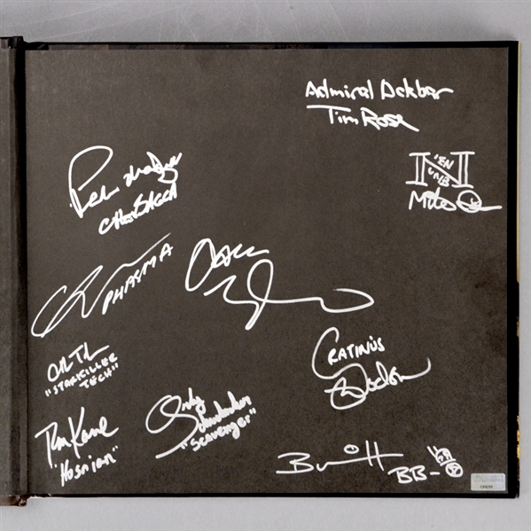 Adam Driver, Gwendoline Christie & Cast Autographed The Art of Star Wars: The Force Awakens Hardcover Book