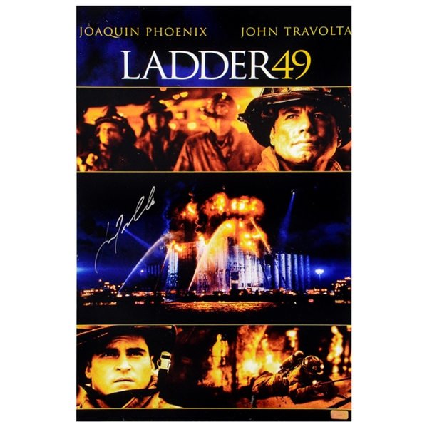 John Travolta Autographed 2004 Ladder 49 16x24 Poster