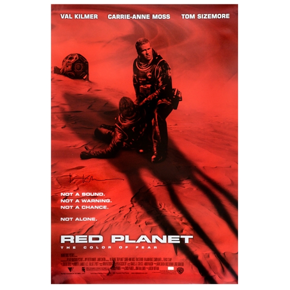 Val Kilmer Autographed 2000 Red Planet 27x40 Single-Sided Movie Poster 