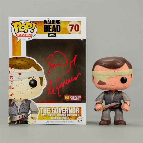 David Morrissey Autographed The Walking Dead The Governor POP Vinyl Figure #70