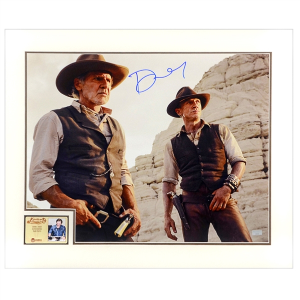 Daniel Craig Autographed Cowboys and Aliens 16x20 Matted Photo