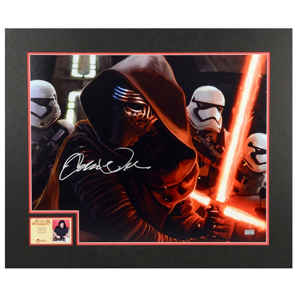 Adam Driver Autographed Star Wars: The Force Awakens 16×20 First Order Matted Photo