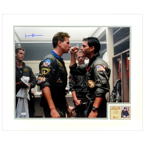 Val Kilmer Autographed Top Gun 16x20 Matted Photo