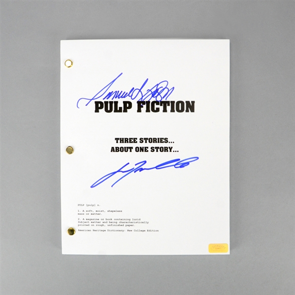 Samuel L. Jackson, John Travolta Autographed 1994 Pulp Fiction Full Script