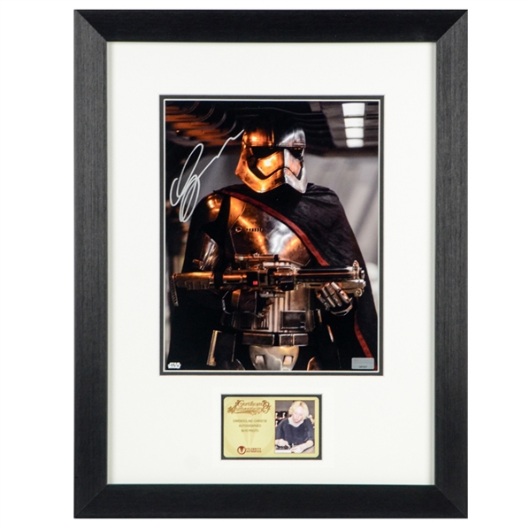 Gwendoline Christie Autographed Captain Phasma Star Wars The Force Awakens 8x10 Framed Photo
