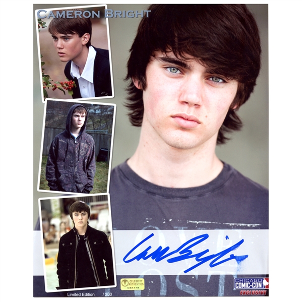 Cameron Bright Autographed X-Men: Last Stand, Running Scared, Twilight 8x10 Collage Photo