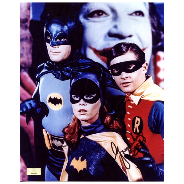 Yvonne Craig Autographed 1966 Batman Batgirl 8x10 Villains Photo