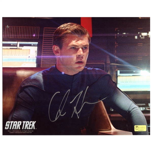 Chris Hemsworth Autographed Star Trek George Kirk 8x10 Photo