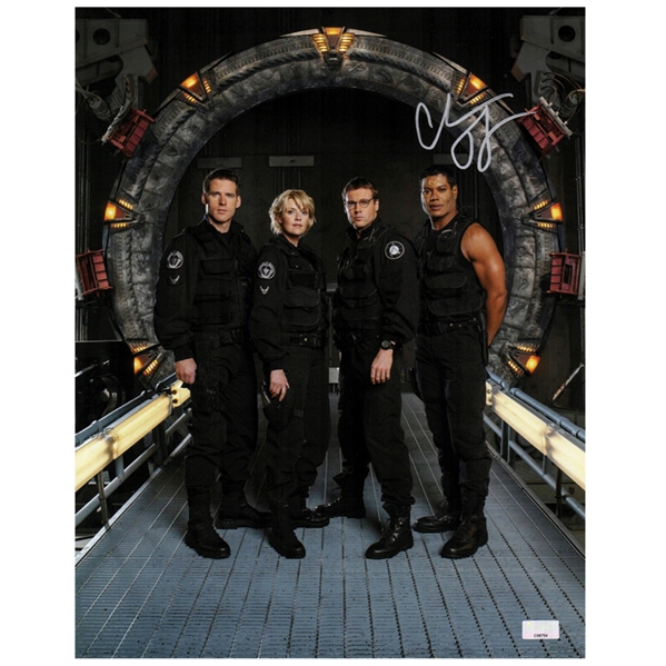 Christopher Judge Autographed Stargate SG-1 11x14 Group Photo