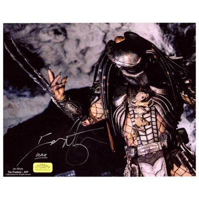 Ian Whyte Autographed Scar Predator Action 8×10 Photo