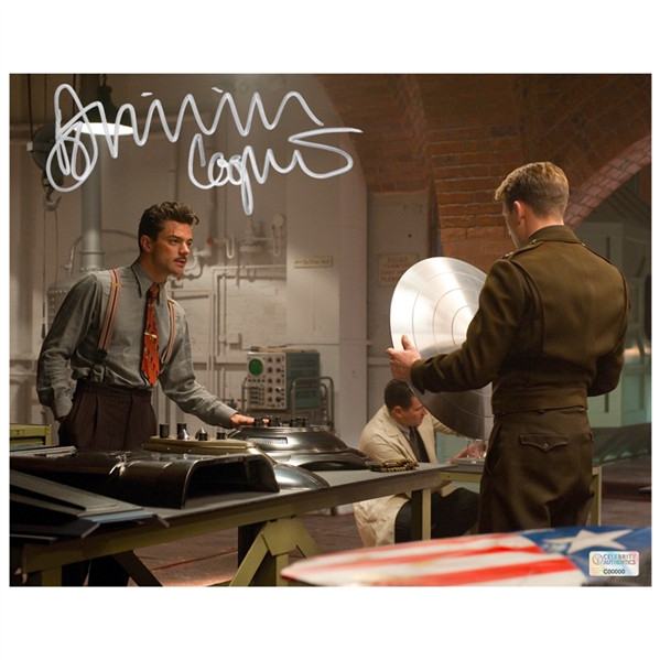 Dominic Cooper Autographed Captain America 8×10 Scene Photo