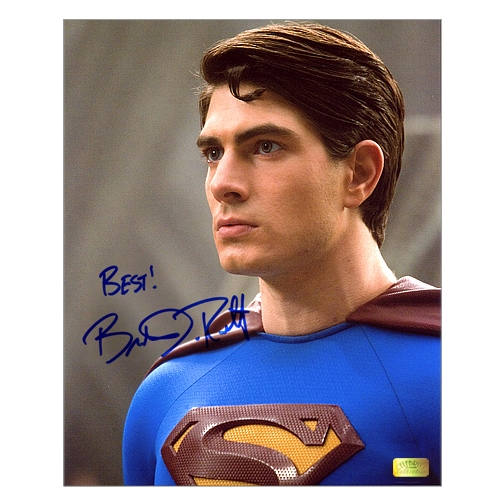 Brandon Routh Autographed Superman Returns 8×10 Scene Photo