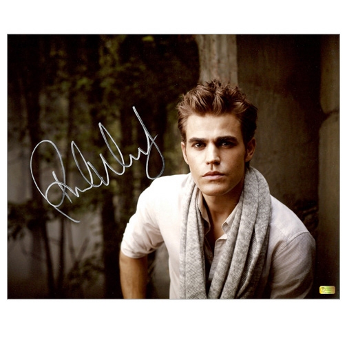 Paul Wesley Autographed 8×10 Vampire Diaries Photo