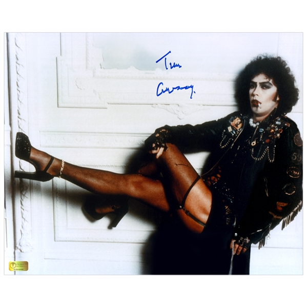 Tim Curry Autographed Rocky Horror Picture Show 11×14 Frank-N-Furter Photo