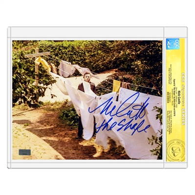 Nick Castle Autographed 8x10 The Shape Photo W/ The Shape Inscription *CGC Signature Series 