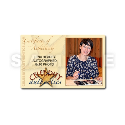 Lena Headey Autographed 8×10 Room 111 Photo *CGC Signature Series