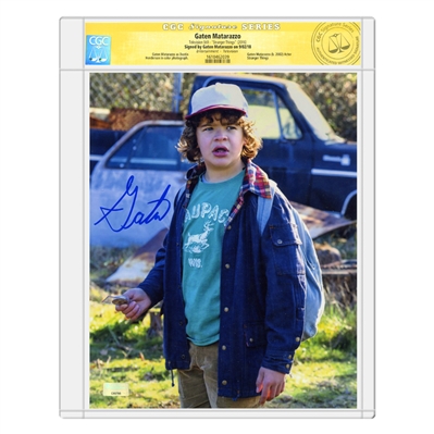 Gaten Matarazzo Autographed Stranger Things Dustin 8x10 Photo *CGC  Signature Series
