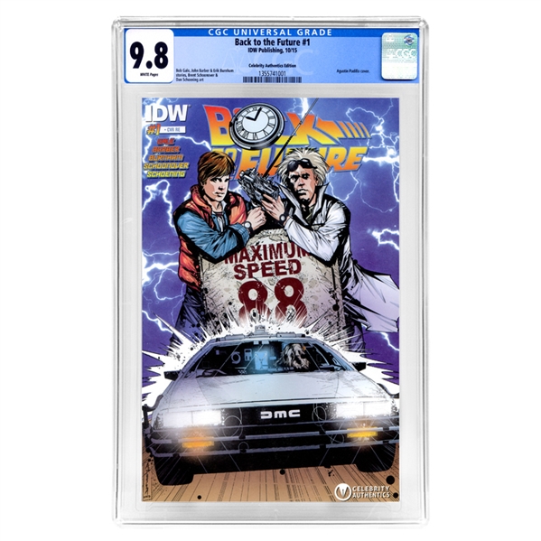 Back to the Future #1 CGC 9.8 with Celebrity Authentics Exclusive Cover