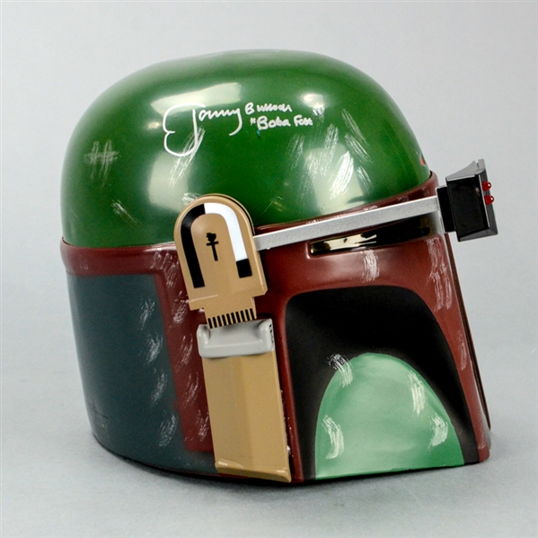 Jeremy Bulloch Autographed Star Wars 1:1 Scale Boba Fett Helmet