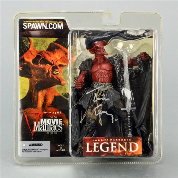 Tim Curry Autographed McFarlane Toys Movie Maniacs Series 5 Lord of Darkness Legend Figure  * ONLY ONE!