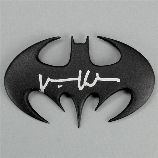  Val Kilmer Autographed Batman Forever Mini Batarang