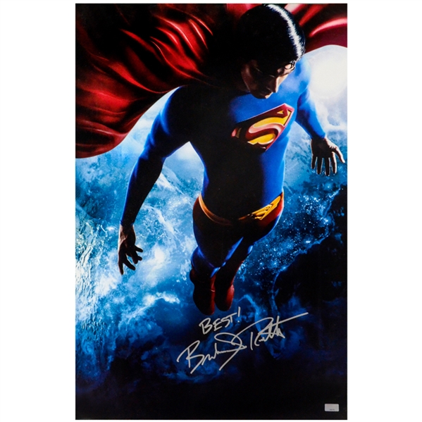 Brandon Routh Autographed 2006 Superman Returns 16×24 Movie Poster