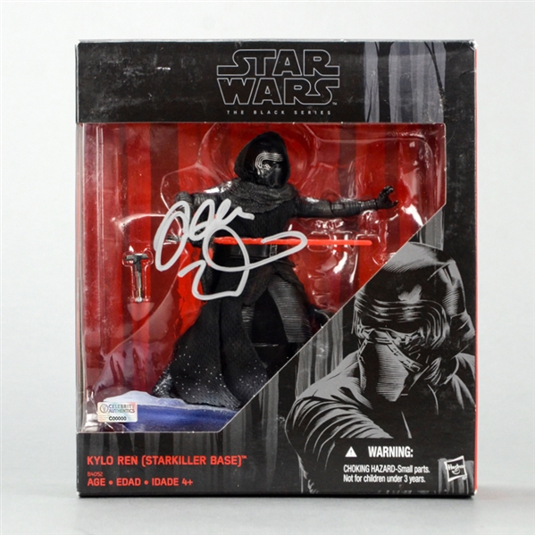   Adam Driver Autographed Star Wars: The Force Awakens Kylo Ren Starkiller Base Action Figure