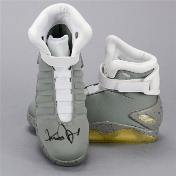 Michael J. Fox Autographed Back To The Future Air Mags