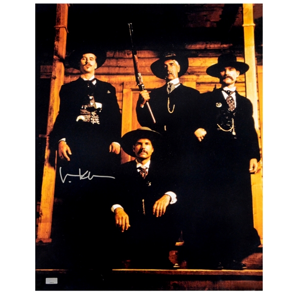 Val Kilmer Autographed Tombstone 16×20 Justice Photo