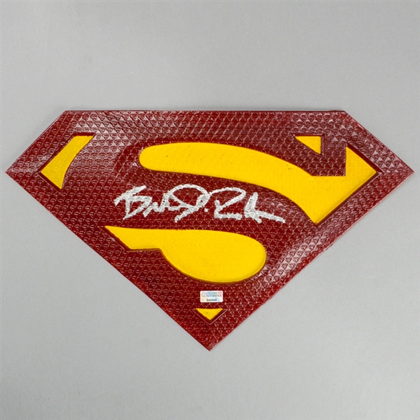 Brandon Routh Autographed Superman Returns 1:1 Scale Emblem