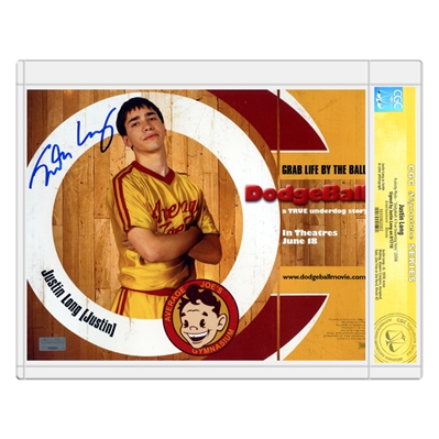 Justin Long Autographed Dodge Ball 8x10 Photo *CGC Signature Series