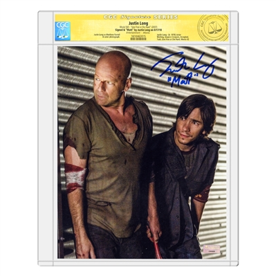 Justin Long Autographed Live Free or die Hard 8x10 Photo *CGC Signature Series