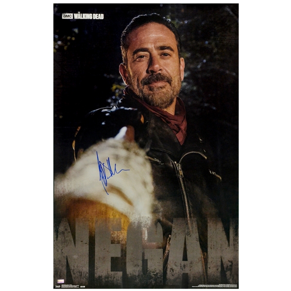 Jeffrey Dean Morgan Autographed The Walking Dead 22×34 Negan Poster