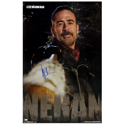 Jeffrey Dean Morgan Autographed The Walking Dead 22×34 Negan Poster