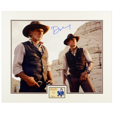 Daniel Craig Autographed Cowboys and Aliens 16x20 Matted Photo