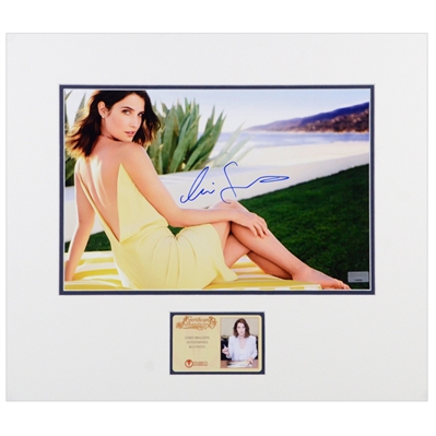 Cobie Smulders Autographed Beachside 8x12 Matted Photo