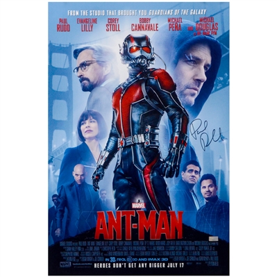Paul Rudd Autographed 2015 Ant-Man 16×24 Poster