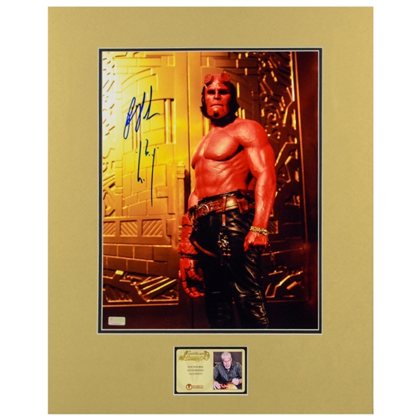 Ron Perlman Autographed Hellboy 11x14 Matted Photo