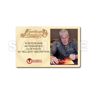 Ron Perlman Autographed Hellboy 11x14 Matted Photo