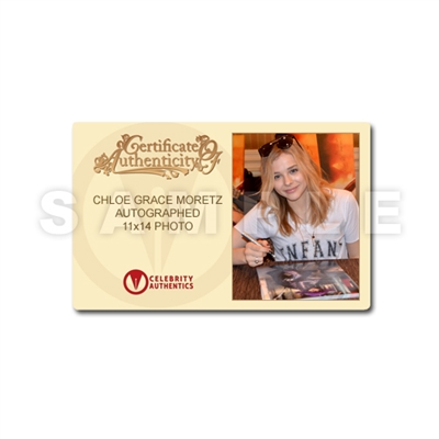 Chloë Grace Moretz Autographed 11×14 Kick-Ass 2 Hit-Girl Alley Fight Matted Photo